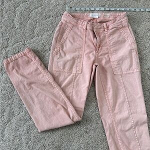 Anthropologie The Wanderer Pink Utility Pants Size 25